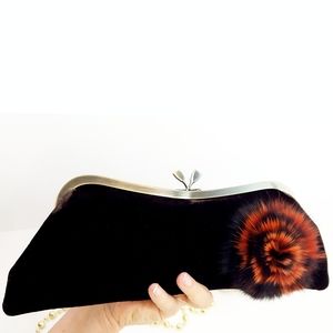 NW Angele🌰Brown Velvet Evening Bag | Shouldet Bag | Clutch